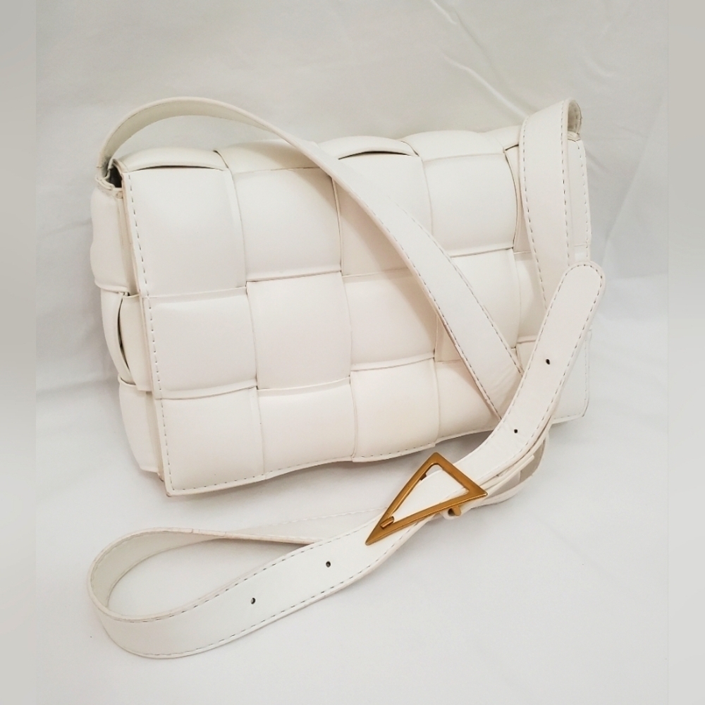 Padded Vegan Leather Crossbody/Shoulder Bag